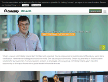 Tablet Screenshot of fidelityinvestments.ie